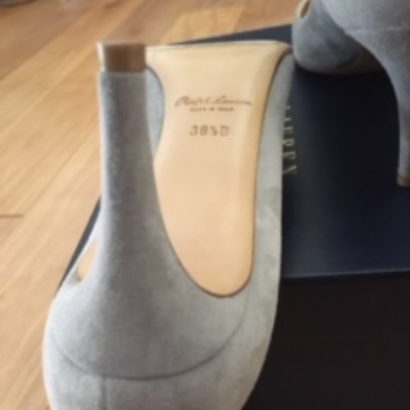 Ralph Lauren Purple Label Dinah point-toe pumps size 7.5 B  (38.5 Europe… - Picture 6 of 15